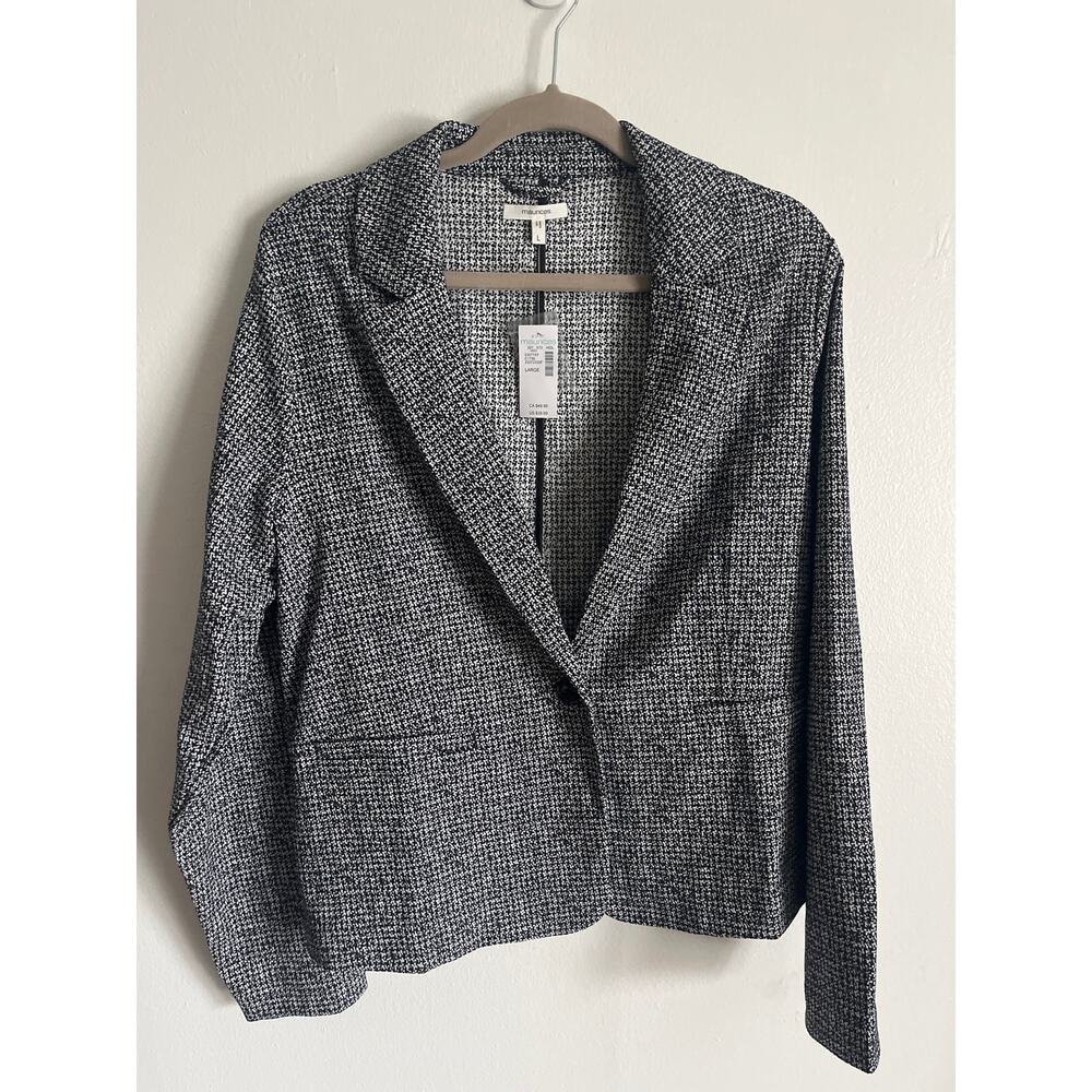 Maurices Faux Tweed Blazer Regular Large NWT Long Sleeve Button